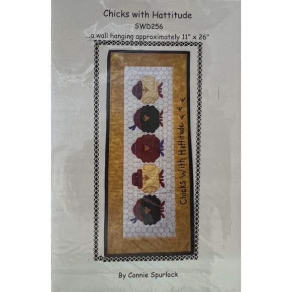 Sew Wonderful Dreams - Chicks with Hatitude Applique Quilt Pattern - Picture 1 of 3